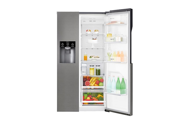 LG Frigorífico Americano LG GSL361ICEZ, 606 litros, eficiência energética F, dispensador sem canaliza??o, Dark Graphite, GSL361ICEZ